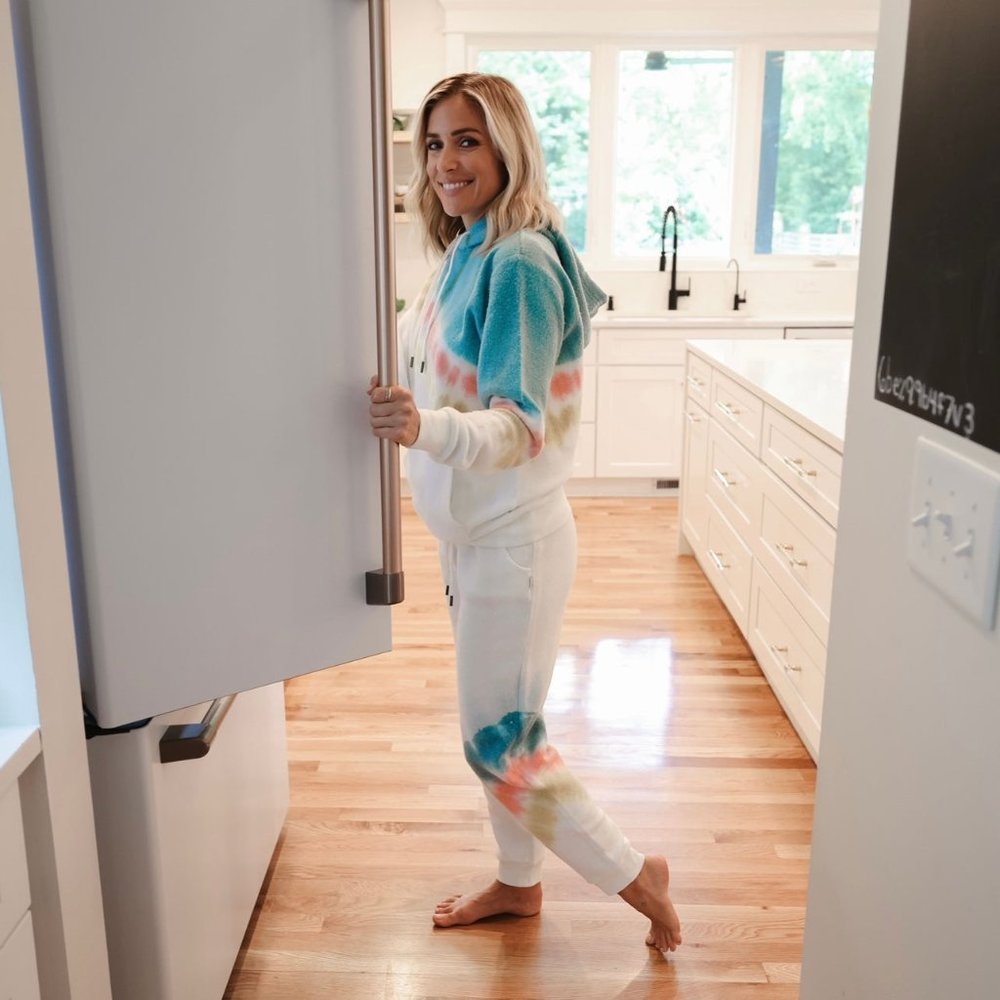 Feat x Kristin Cavallari Jogger Sweatpants - Retro Stripe - XL - Picture 6 of 9
